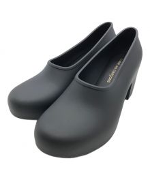 melissa×COMME des GARCONS（メリッサ×コムデギャルソン）の古着「ラバーヒールパンプス」｜ブラック