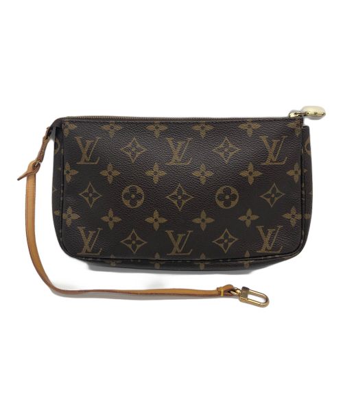 LOUIS VUITTON（ルイ ヴィトン）LOUIS VUITTON (ルイ ヴィトン) ハンドポーチ ブラウンの古着・服飾アイテム