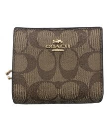 COACH（コーチ）の古着「2つ折り財布」｜ブラウン