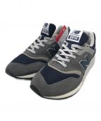 NEW BALANCEニューバランス）の古着「スニーカー」｜グレー×ネイビー