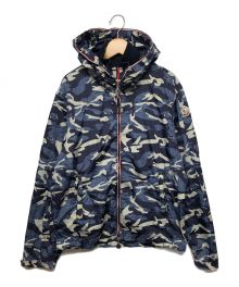 MONCLER（モンクレール）の古着「ナイロンジャケット」｜ネイビー×ベージュ