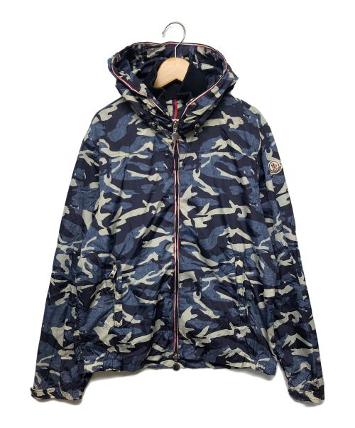 MONCLER（モンクレール）MONCLER (モンクレール) ナイロンジャケット ネイビー×ベージュ サイズ:01の古着・服飾アイテム