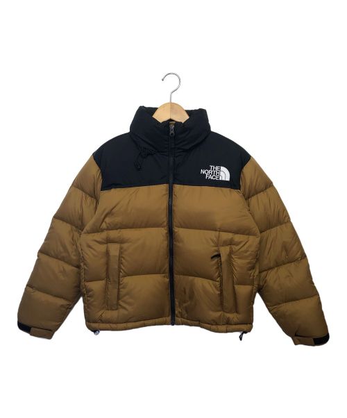 THE NORTH FACE（ザ ノース フェイス）THE NORTH FACE (ザ ノース フェイス) SHORT NUPTSE JACKET LADIES ブラック×ブラウン サイズ:Mの古着・服飾アイテム