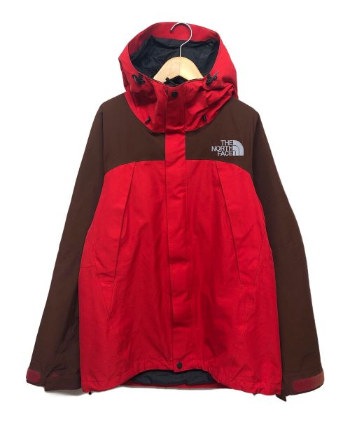 THE NORTH FACE（ザ ノース フェイス）THE NORTH FACE (ザ ノース フェイス) マウンテンパーカー ブラウン×レッド サイズ:Mの古着・服飾アイテム