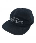 SUPREMEシュプリーム）の古着「コーデュロイキャップ」｜ブラック