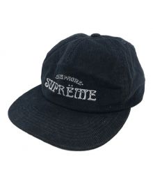 SUPREME（シュプリーム）の古着「コーデュロイキャップ」｜ブラック