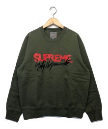 SUPREME×YOHJI YAMAMOTO（シュプリーム×ヨウジヤマモト）の古着「ビッグロゴスウェット」｜オリーブ