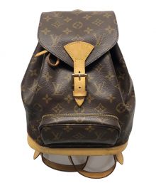 LOUIS VUITTON（ルイ ヴィトン）の古着「M51137　ミニモンスリ　モノグラムリュック」｜ブラウン