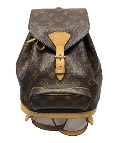 LOUIS VUITTON（ルイ ヴィトン）LOUIS VUITTON (ルイ ヴィトン) M51137　ミニモンスリ　モノグラムリュック ブラウンの古着・服飾アイテム