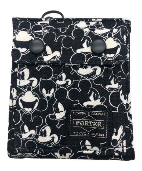 PORTER（ポーター）PORTER (ポーター) BEAMS (ビームス) Disney (ディズニー) 財布 ブラックの古着・服飾アイテム