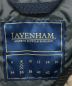 中古・古着 LAVENHAM (ラベンハム) キルティングジャケット ブラック×ベージュ サイズ:36 未使用品：20000円