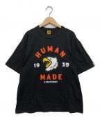 HUMAN MADEヒューマンメイド）の古着「ロゴTシャツ」｜ブラック