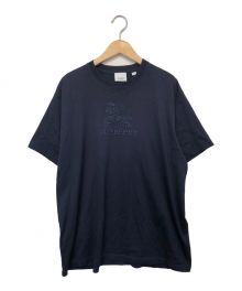 BURBERRY LONDON（バーバリーロンドン）の古着「ロゴプリントTシャツ」｜ネイビー