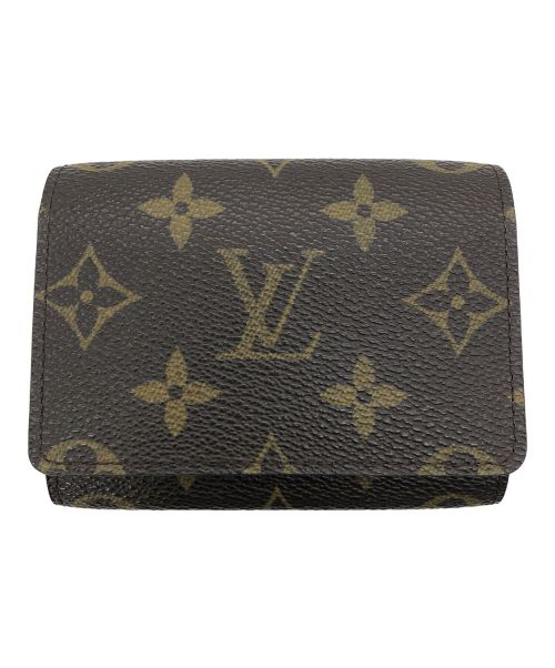 LOUIS VUITTON（ルイ ヴィトン）LOUIS VUITTON (ルイ ヴィトン) モノグラム カードケース ブラウンの古着・服飾アイテム