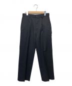 N.HOOLYWOODエヌ ハリウッド）の古着「WIDE TAPERED EASY SLACKS」｜ブラック