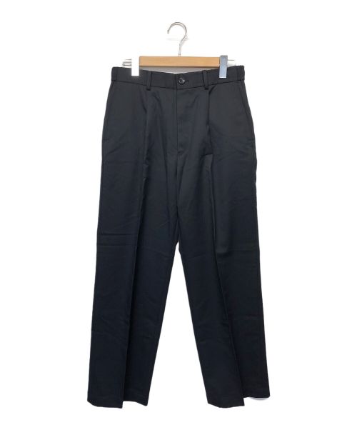 N.HOOLYWOOD（エヌ ハリウッド）N.HOOLYWOOD (エヌ ハリウッド) WIDE TAPERED EASY SLACKS ブラック サイズ:38 未使用品の古着・服飾アイテム