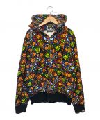 A BATHING APE×MARVELアベイシングエイプ×マーベル）の古着「ジップパーカー」｜マルチカラー