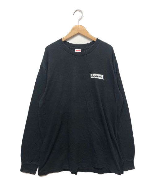 SUPREME（シュプリーム）Supreme (シュプリーム) ロングスリーブカットソー ブラック サイズ:Lの古着・服飾アイテム