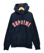 SUPREMEシュプリーム）の古着「アーチロゴパーカー」｜ピンク×ネイビー