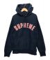 Supreme（シュプリーム）の古着「アーチロゴパーカー」｜ピンク×ネイビー