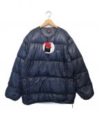 NANGAナンガ）の古着「MOUNTAIN LODGE DOWN CREW NECK TOP」｜ネイビー