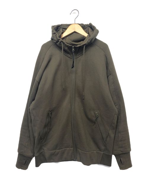 C.P COMPANY（シーピーカンパニー）C.P COMPANY (シーピーカンパニー) ジップパーカー カーキ サイズ:Lの古着・服飾アイテム