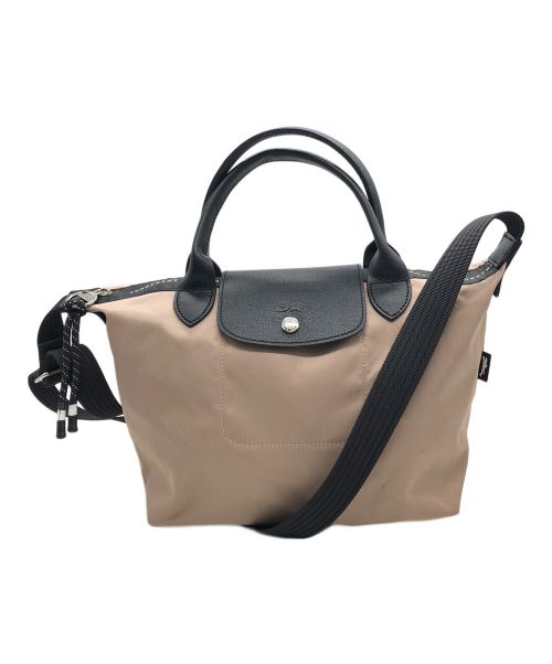 LONGCHAMP（ロンシャン）LONGCHAMP (ロンシャン) 2WAYショルダーバッグ ベージュの古着・服飾アイテム