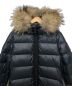 MONCLER (モンクレール) ダウンコート ブラック サイズ:２：50000円