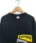 Supreme (シュプリーム) THRASHER (スラッシャー) Multi logo L/S Tee ブラック サイズ:S：13000円