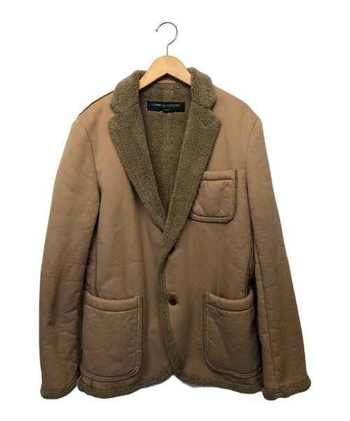 COMME des GARCONS HOMME（コムデギャルソン オム）COMME des GARCONS HOMME (コムデギャルソン オム) 裏ボアジャケット ベージュ サイズ:Lの古着・服飾アイテム