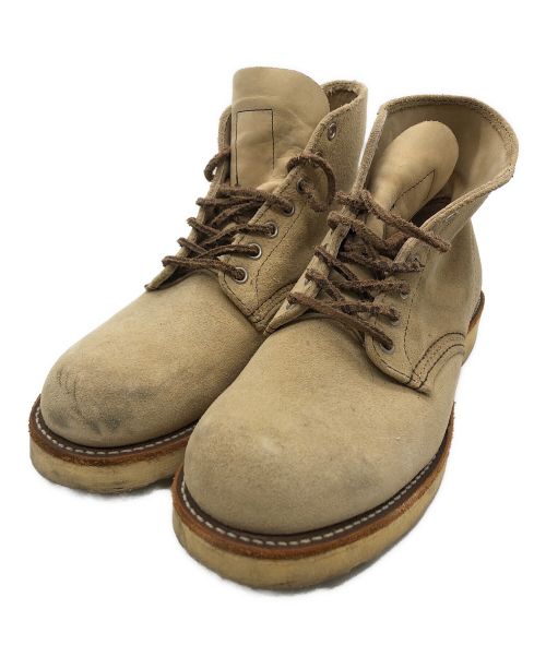 RED WING（レッドウィング）RED WING (レッドウィング) クラシックラウンドブーツ ベージュ サイズ:26cmの古着・服飾アイテム