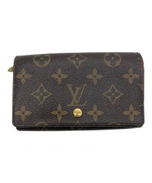 LOUIS VUITTON（ルイ ヴィトン）の古着「モノグラム　ポルトモネ・ビエ・トレゾール」｜ブラウン