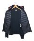 中古・古着 MONCLER (モンクレール) 切替ダウンジャケット ネイビー サイズ:L：60000円