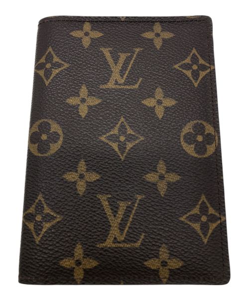 LOUIS VUITTON（ルイ ヴィトン）LOUIS VUITTON (ルイ ヴィトン) モノグラム パスポートケース ブラウンの古着・服飾アイテム