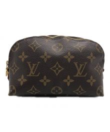 LOUIS VUITTON（ルイ ヴィトン）の古着「ポシェット コスメティック PM　モノグラム」｜ブラウン