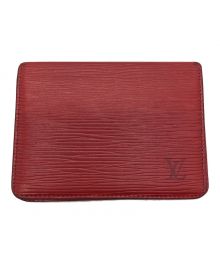 LOUIS VUITTON（ルイ ヴィトン）の古着「ポルト2カルト カスティリアンレッド エピ」｜レッド