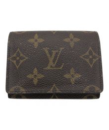 LOUIS VUITTON（ルイ ヴィトン）の古着「モノグラム　アンヴェロップ・カルト・ドゥ・ヴィジット」｜ブラウン