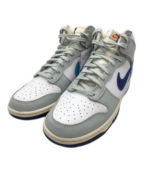 NIKE（ナイキ）NIKE (ナイキ) DUNK HI RETRO SE ホワイト×グレー サイズ:28.5cmの古着・服飾アイテム