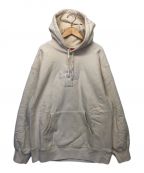 SUPREMEシュプリーム）の古着「Cross Box Logo Hoodie」｜ベージュ