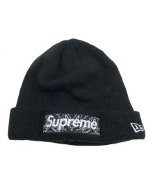 SUPREME×New Era（シュプリーム×ニューエラ）の古着「Bandana Box Logo beanie」｜ブラック