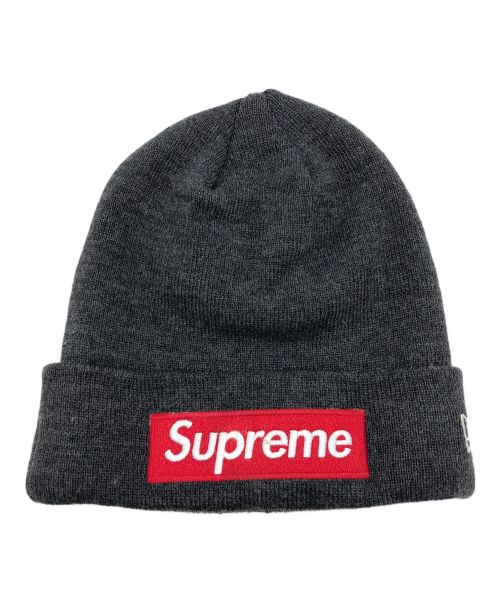 SUPREME（シュプリーム）Supreme (シュプリーム) New Era (ニューエラ) ニット帽 グレーの古着・服飾アイテム