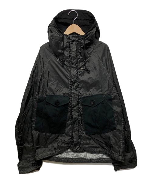 TEN-C（テンシー）TEN-C (テンシー) TEMPEST COMBO ANORAK グレー×ブラック サイズ:48の古着・服飾アイテム