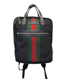 GUCCI（グッチ）の古着「リュック」｜ブラック