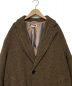 H BEAUTY&YOUTH (エイチ ビューティー&ユース) TWEED BIG COAT ブラウン サイズ:L：25000円