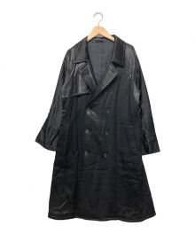 yohji yamamoto+noir（ヨウジヤマモトプリュスノアール）の古着「コート」｜ブラック