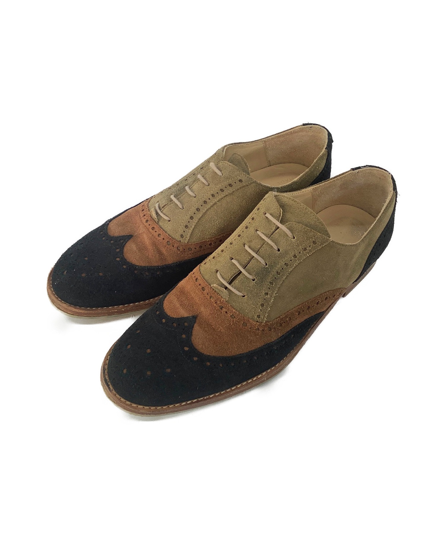 中古 古着通販 T F Slack Shoemakers London ティーアンドエフスラックシューメーカーズロンドン 3トーンウィングチップシューズ サイズ 26cm 42 ブランド 古着通販 トレファク公式 Trefac Fashion