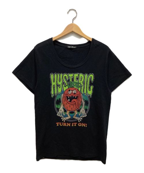 Hysteric Glamour（ヒステリックグラマー）Hysteric Glamour (ヒステリックグラマー) プリントTシャツ ブラック サイズ:FREEの古着・服飾アイテム