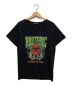 Hysteric Glamour（ヒステリックグラマー）の古着「プリントTシャツ」｜ブラック