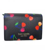 Kate Spadeケイトスペード）の古着「Kate Spade　2つ折り財布」｜ブラック