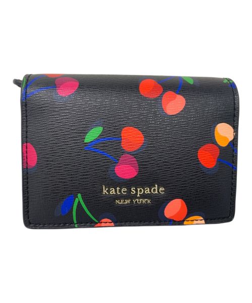 Kate Spade（ケイトスペード）Kate Spade (ケイトスペード) Kate Spade　2つ折り財布 ブラックの古着・服飾アイテム